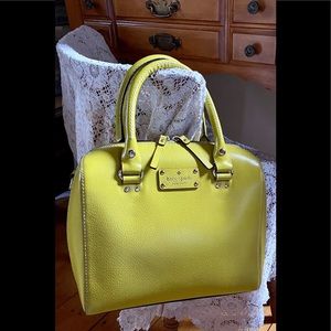 ♠️Kate Spade Large Bowler Bag in Limonium♠️